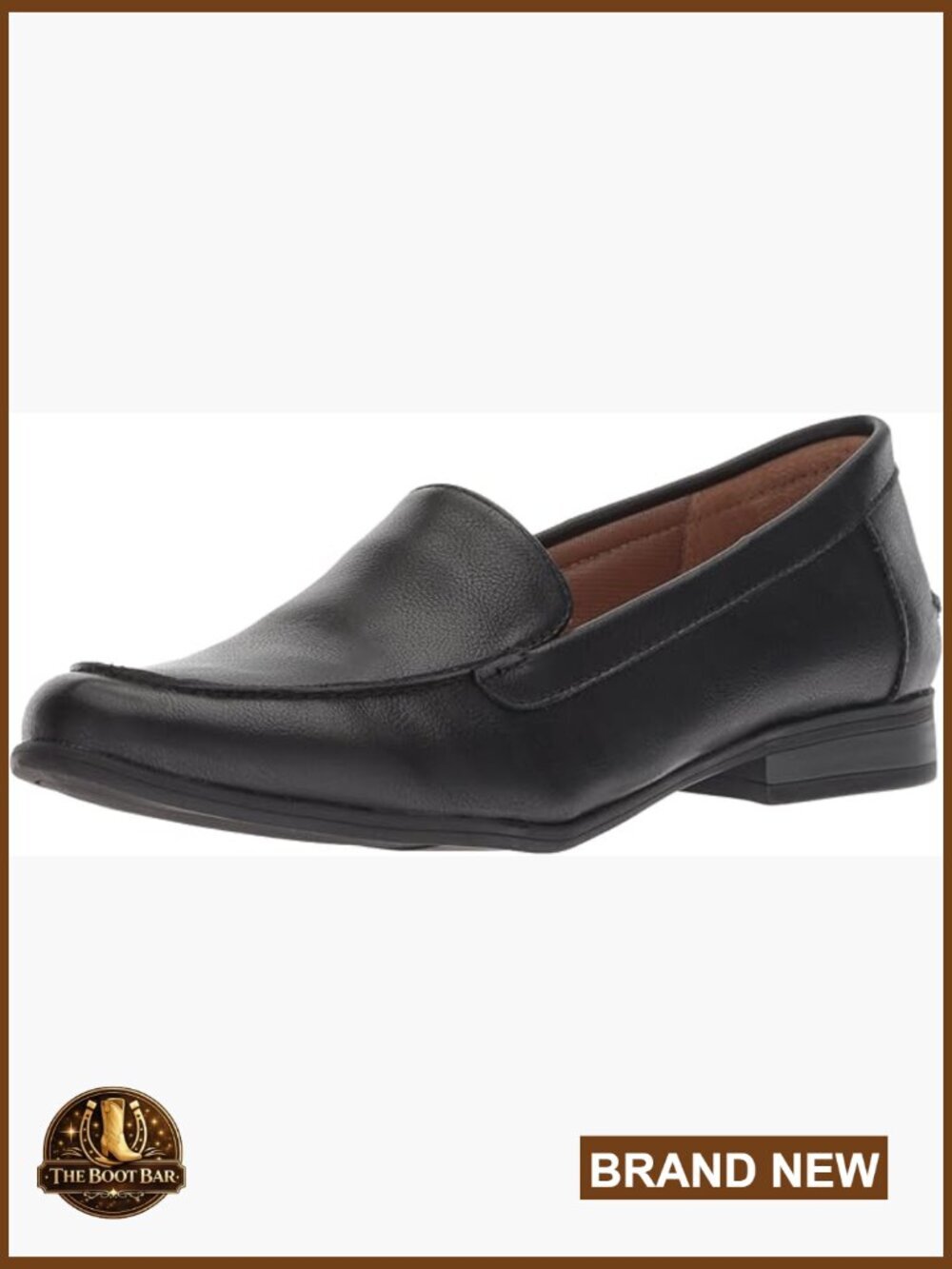 Comfort Loafer Slip-On Block Heel Casual Shoes Support